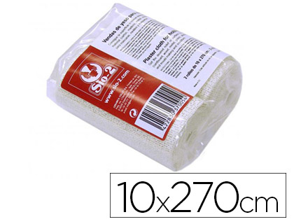 2 rollos de vendas yeso Sio-2 10x270cm.